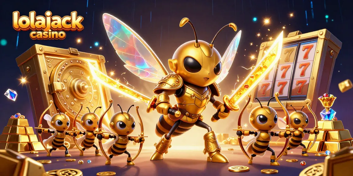 Experience thrilling gameplay at lolajack casino with a vibrant 3D scene showcasing adventure and winning potential.